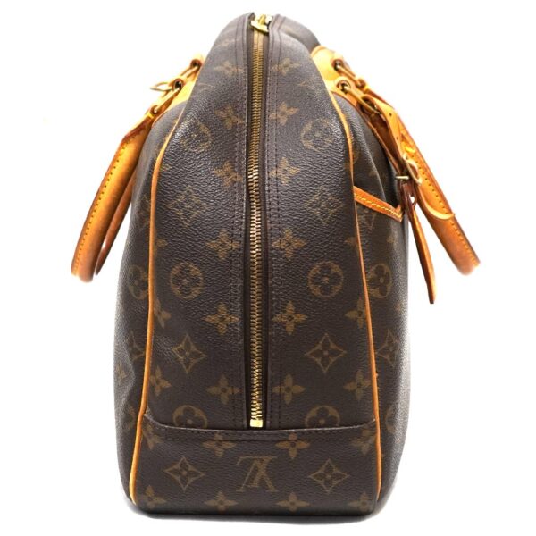 22 6900 3 Louis Vuitton Deauville Bowling Vanity Monogram Canvas Brown