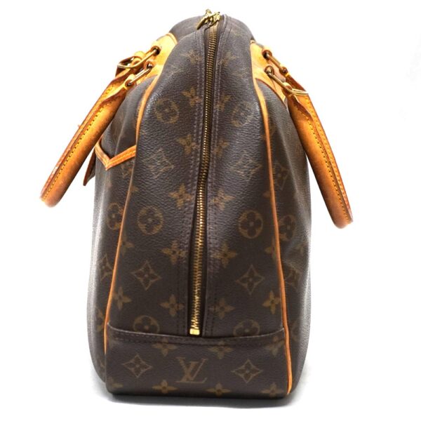 22 6900 4 Louis Vuitton Deauville Bowling Vanity Monogram Canvas Brown