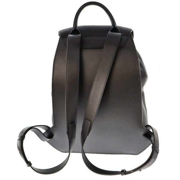 22 6943 2 Loewe Anagram Leather Backpack Black