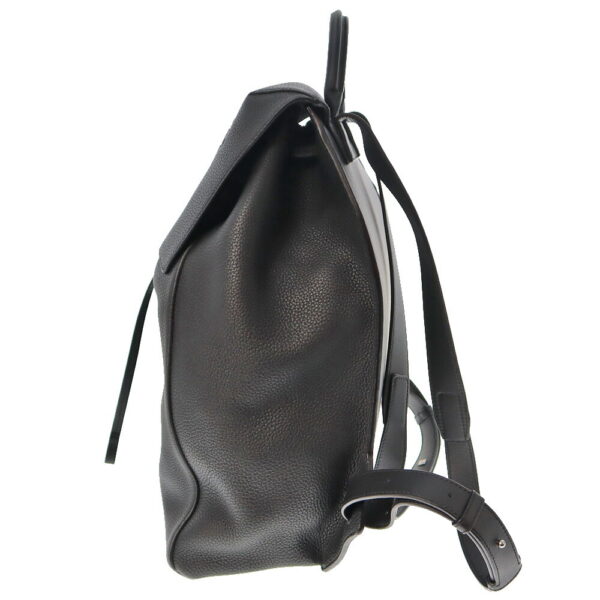 22 6943 3 Loewe Anagram Leather Backpack Black