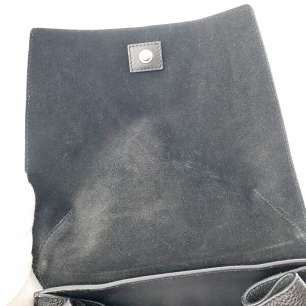 22 6943 8 Loewe Anagram Leather Backpack Black