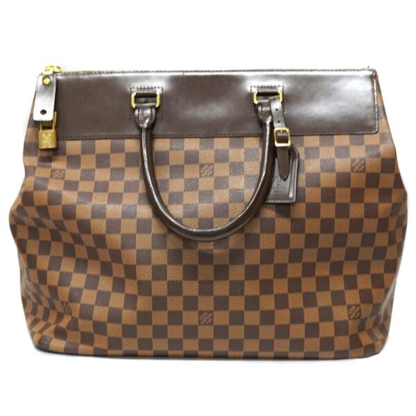 22 6948 1 Louis Vuitton Greenwich PM Handbag Bag Damier Ebene Brown