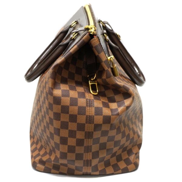 22 6948 3 Louis Vuitton Greenwich PM Handbag Bag Damier Ebene Brown