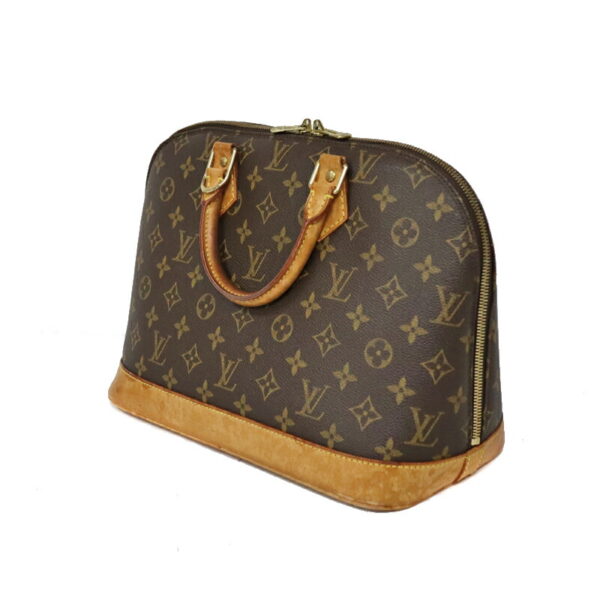 22 7019 2 Louis Vuitton Alma Handbag Monogram Canvas Brown