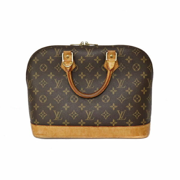 22 7019 3 Louis Vuitton Alma Handbag Monogram Canvas Brown