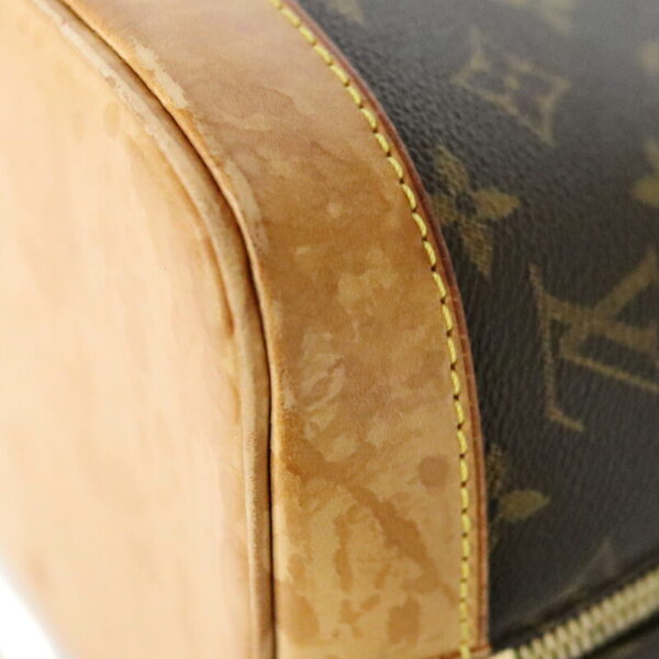 22 7019 6 Louis Vuitton Alma Handbag Monogram Canvas Brown