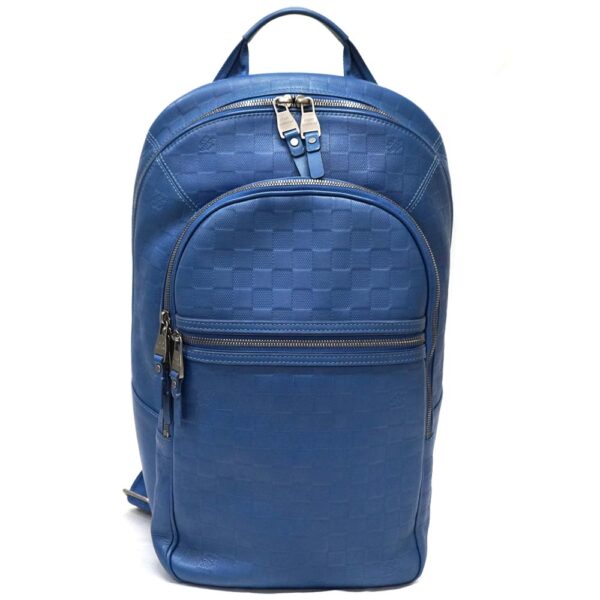 22 7046 1 Louis Vuitton Michael Rucksack Backpack Damier Infini Blue