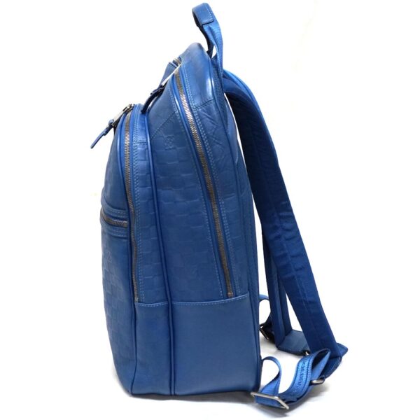 22 7046 3 Louis Vuitton Michael Rucksack Backpack Damier Infini Blue