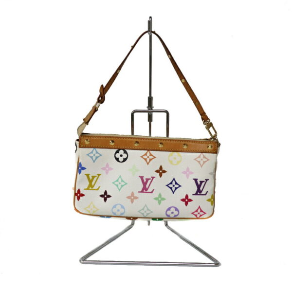 22 7065 3 Louis Vuitton Pochette Accessory Pouch Multicolor White