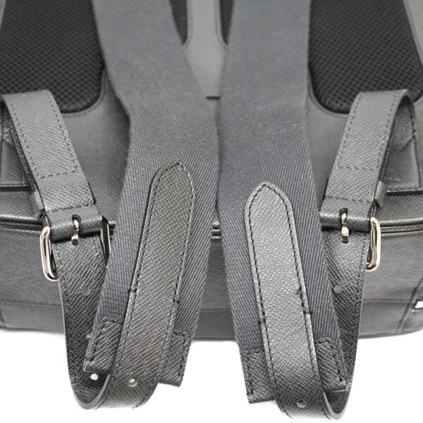 22 7248 8 Louis Vuitton Sirius Ad PM Backpack Rucksack Taiga Leather Black