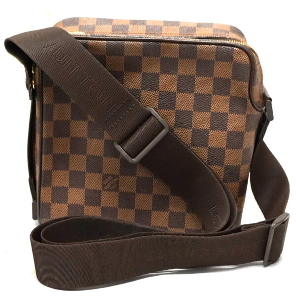 22 7289 2 Louis Vuitton Olaf PM Shoulder Bag Damier Ebene Brown