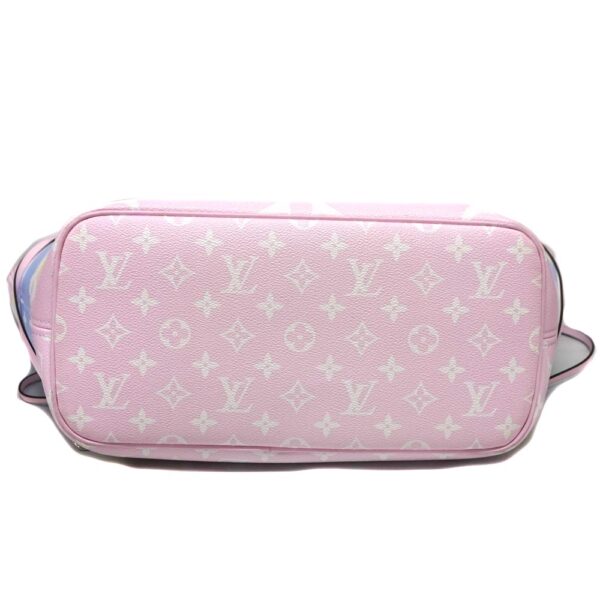 22 7344 5 Louis Vuitton Neverfull MM LV Escal Pastel White Pink