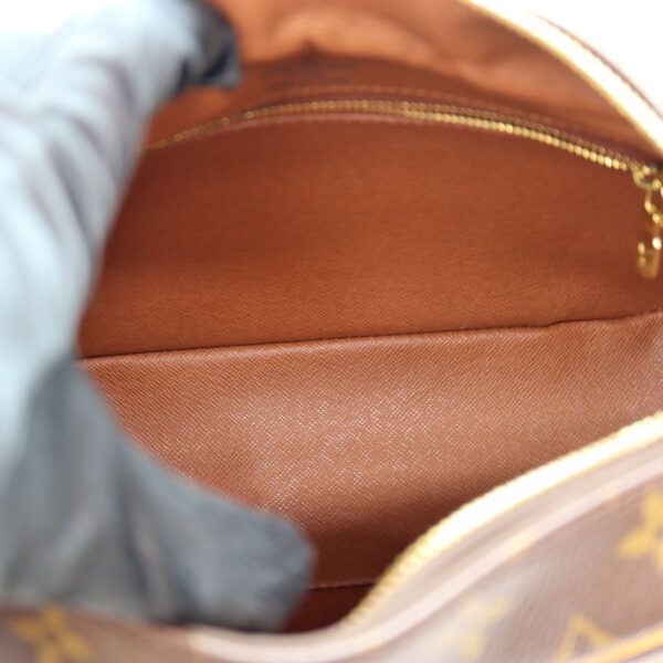 22 7674 10 Louis Vuitton Boulogne Handbag Monogram Canvas Brown