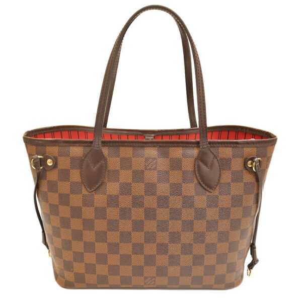 22 7722 2 Louis Vuitton Neverfull PM Damier Ebene Tote Bag