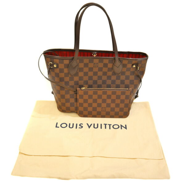 22 7722 20 Louis Vuitton Neverfull PM Damier Ebene Tote Bag