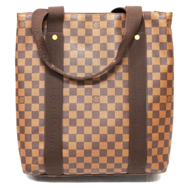 22 7825 2 Louis Vuitton Cabat Beaubourg Damier Ebene Tote Bag Brown