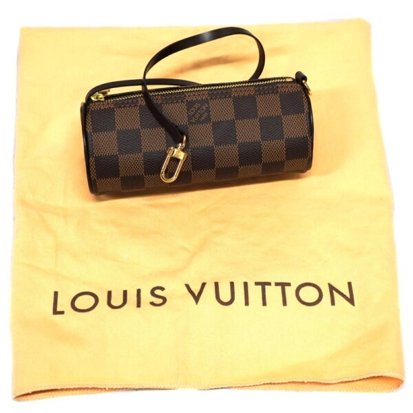 22 7984 12 Louis Vuitton Papillon 30 Shoulder Bag Handbag Damier Ebene Brown