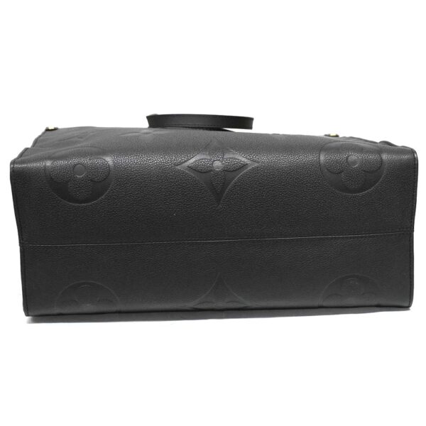 22 7990 5 Louis Vuitton On the Go GM Empreinte 2WAY Bag Black Noir