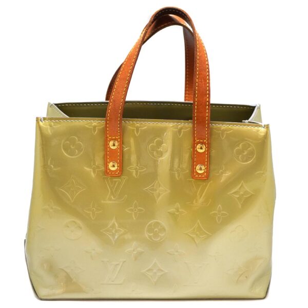 22 8023 1 Louis Vuitton Lead PM Handbag Monogram Vernis Green Gris