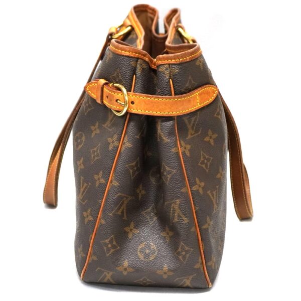 22 8270 4 Louis Vuitton Batignolles Horizontal Handbag Monogram Canvas Brown