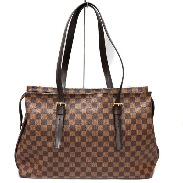 22 8299 1 Louis Vuitton Chelsea Tote Bag Damier Ebene Brown