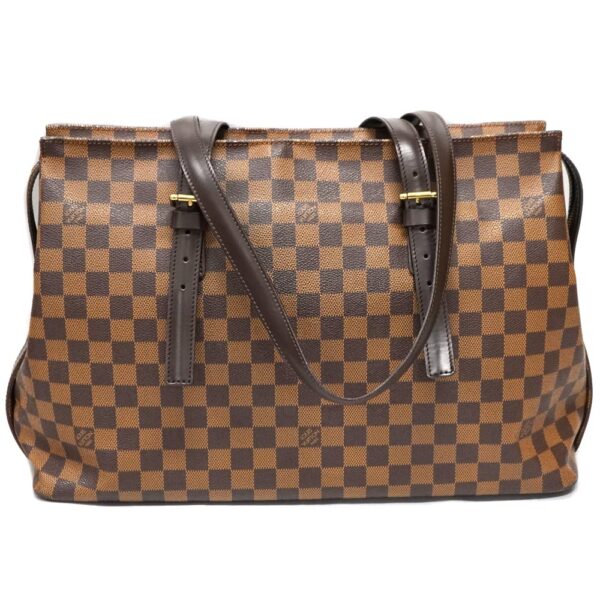 22 8299 2 Louis Vuitton Chelsea Tote Bag Damier Ebene Brown