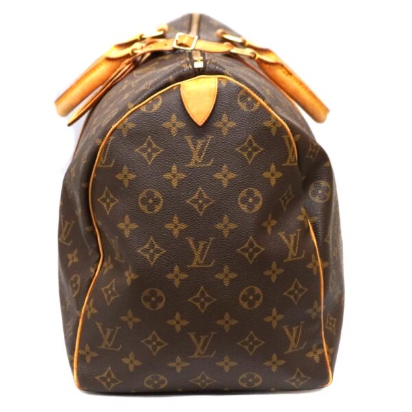 22 8571 4 Louis Vuitton Keepall 50 Bag Monogram Canvas Brown