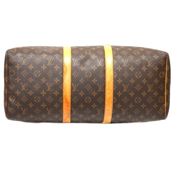 22 8571 5 Louis Vuitton Keepall 50 Bag Monogram Canvas Brown