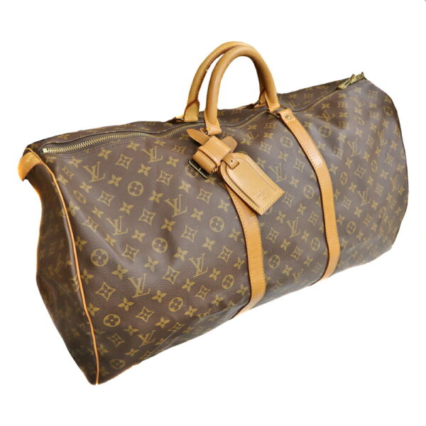 22 876 1 Louis Vuitton Keepall 60 Bag Monogram Canvas Brown