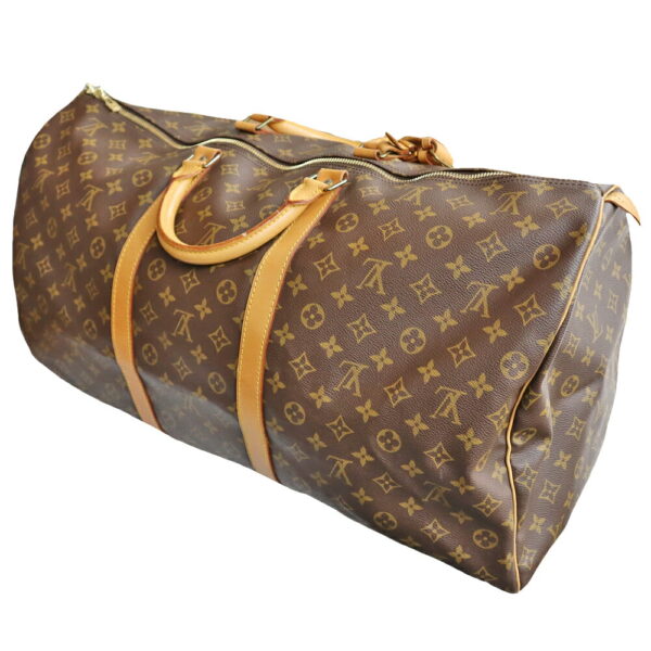 22 876 22 Louis Vuitton Keepall 60 Bag Monogram Canvas Brown