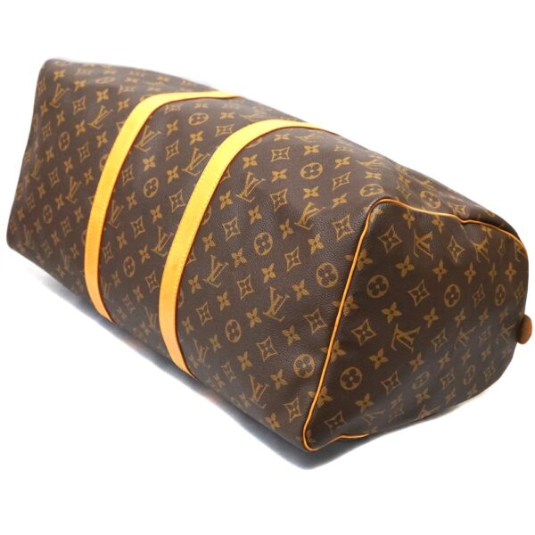 22 8971 6 Louis Vuitton Keepall 50 Bag Monogram Canvas Brown