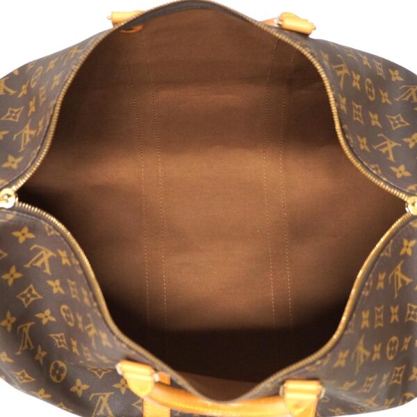 22 8971 8 Louis Vuitton Keepall 50 Bag Monogram Canvas Brown