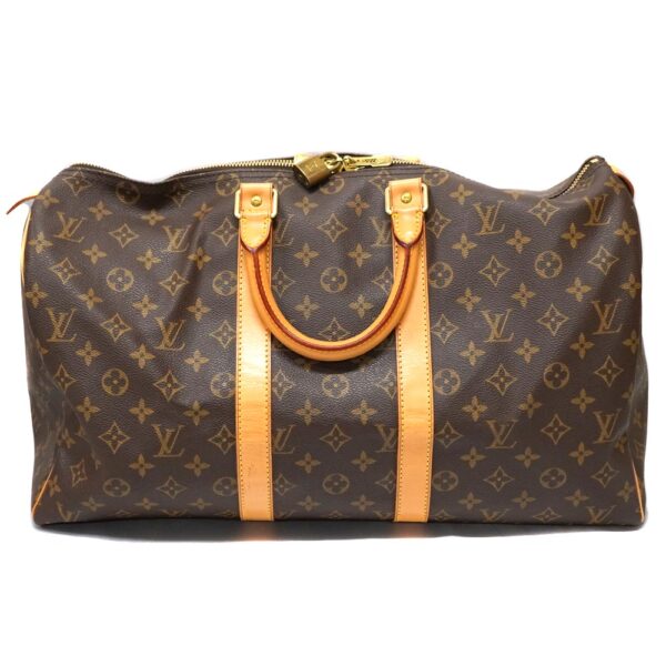 22 9360 1 Louis Vuitton Keepall 45 Bag Monogram Canvas Brown