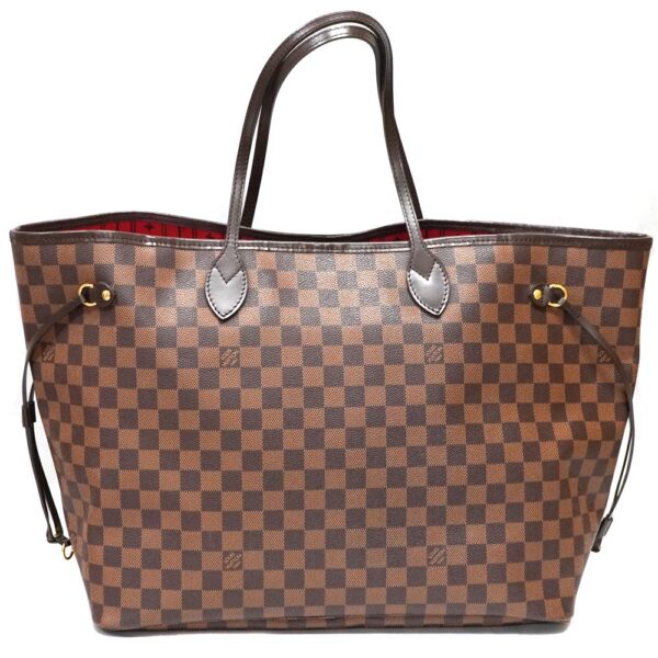 22 9446 2 Louis Vuitton Neverfull GM Tote Bag Damier Canvas Brown