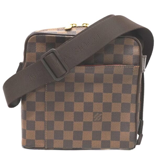 22 9452 1 Louis Vuitton Olaf PM Shoulder Bag Damier Ebene Brown