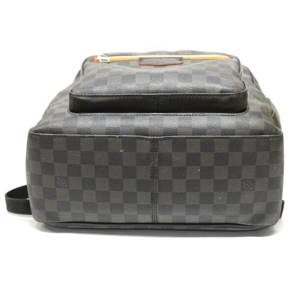 22 9810 5 Louis Vuitton Josh Backpack Damier Graphite Black Orange