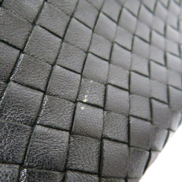 220001211 Bottega Veneta Clutch Bag Leather Black