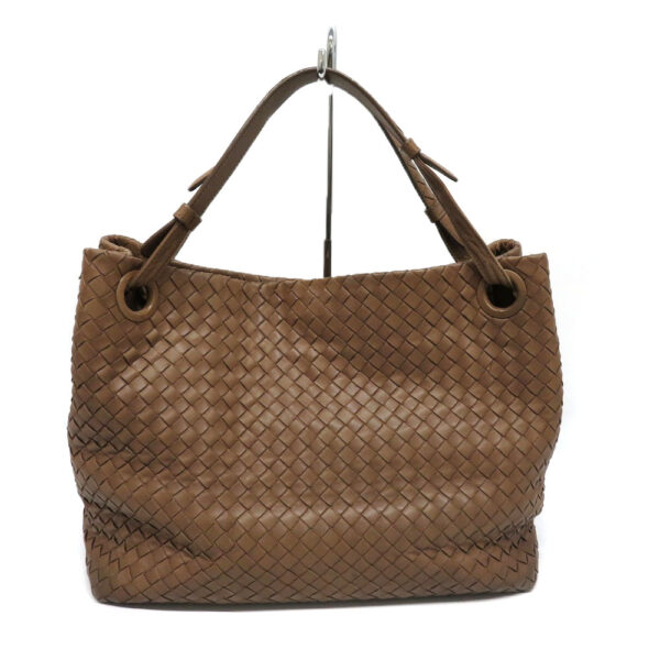 22006792 Bottega Veneta Intrecciato Tote Bag Brown