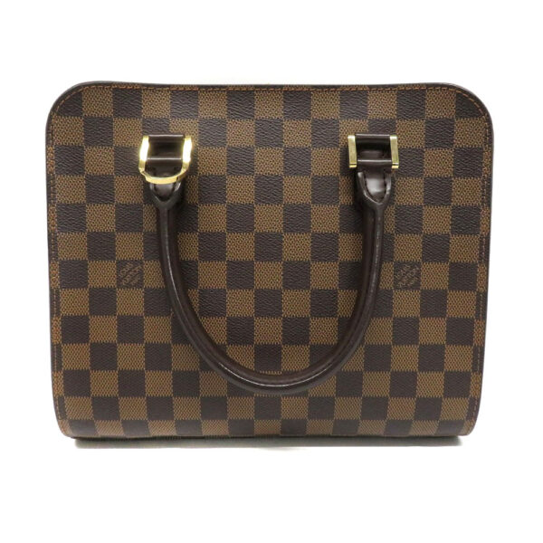 22012591 Louis Vuitton Triana Handbag Damier Canvas Brown