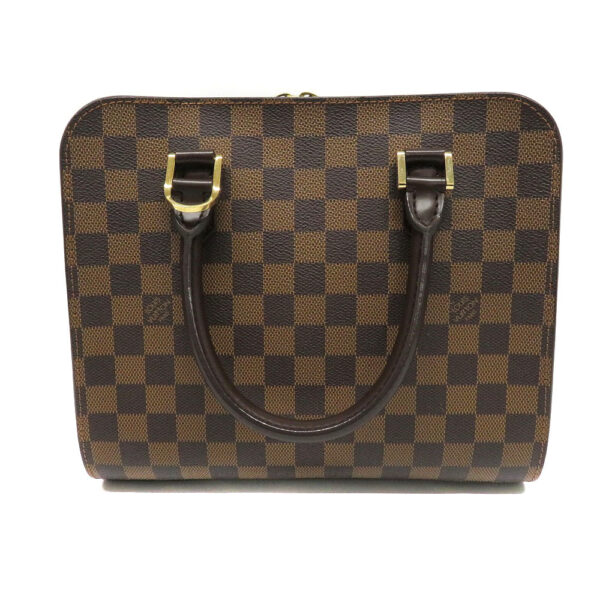 22012592 Louis Vuitton Triana Handbag Damier Canvas Brown