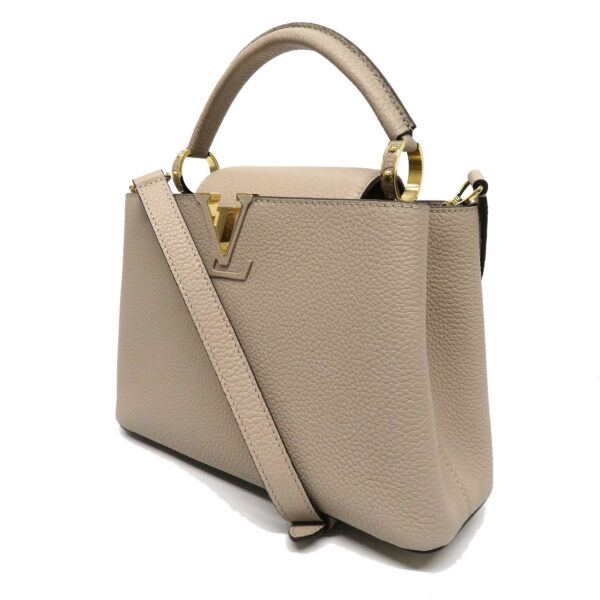 22016020 Louis Vuitton Capucines BB 2Way Handbag Beige Cream