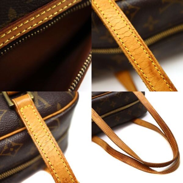 2202 10 Louis Vuitton Cite MM Monogram Canvas Shoulder Bag Brown