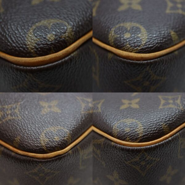 2202 11 Louis Vuitton Cite MM Monogram Canvas Shoulder Bag Brown