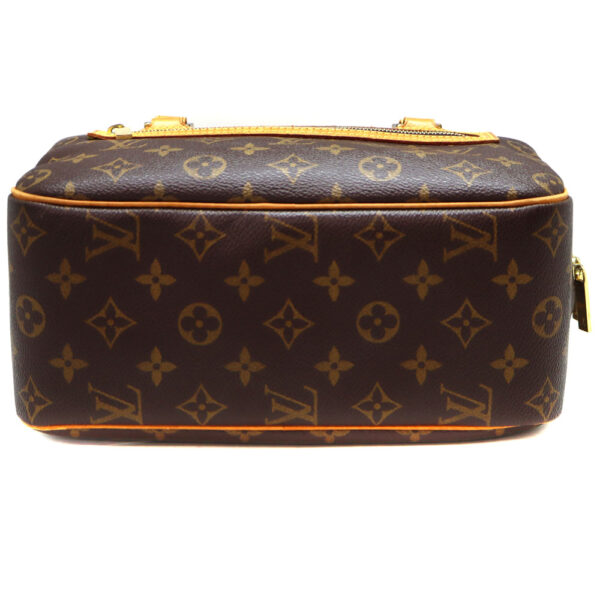 2202 5 Louis Vuitton Cite MM Monogram Canvas Shoulder Bag Brown