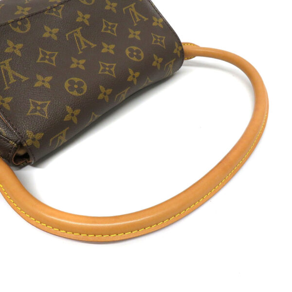 220270312 Louis Vuitton Mini Looping Monogram Handbag Brown