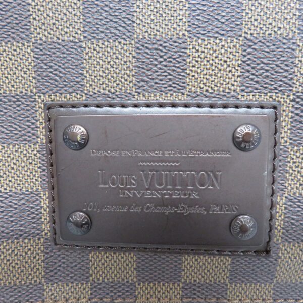 220279911 Louis Vuitton Brooklyn PM Damier Ebene Shoulder Bag Brown