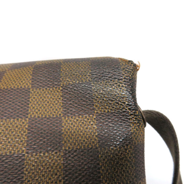 220279914 Louis Vuitton Brooklyn PM Damier Ebene Shoulder Bag Brown