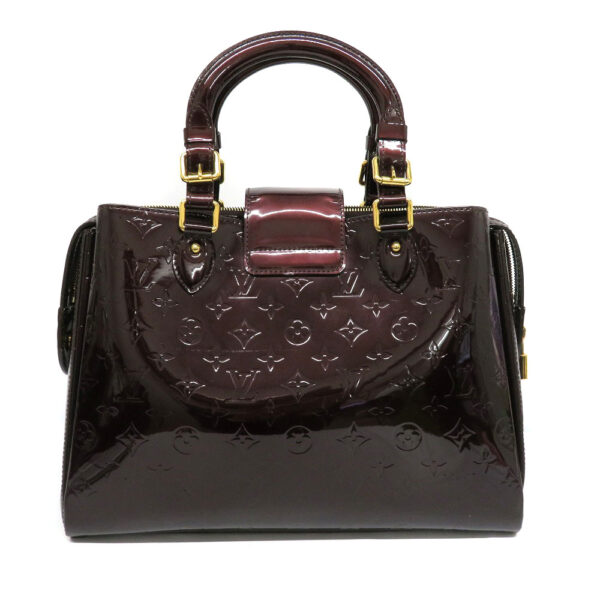 22028352 Louis Vuitton Melrose Avenue Vernis Handbag Amarant Wine Red