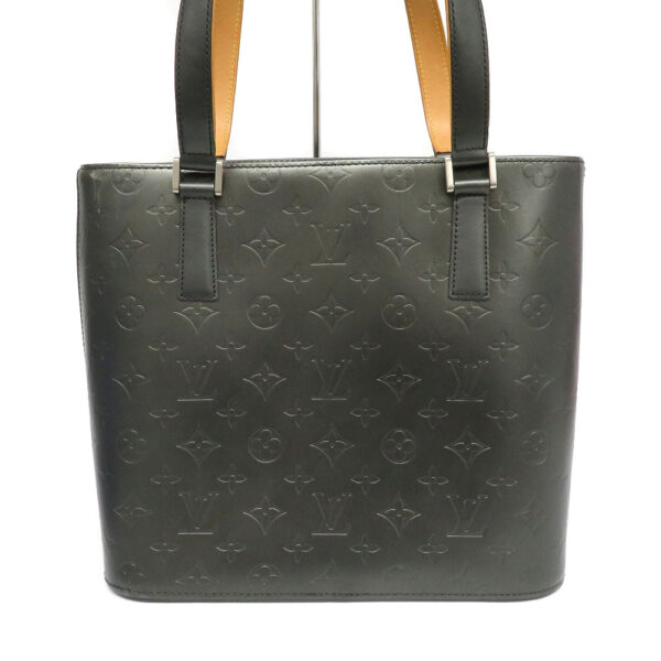 22029822 Louis Vuitton Stockton Monogram Matte Tote Bag Noir