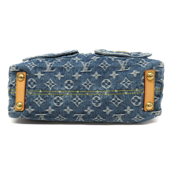 22030685 Louis Vuitton Baggy PM Shoulder Bag Monogram Denim Blue